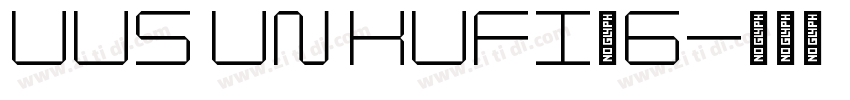 UUS UN KUFI_6字体转换